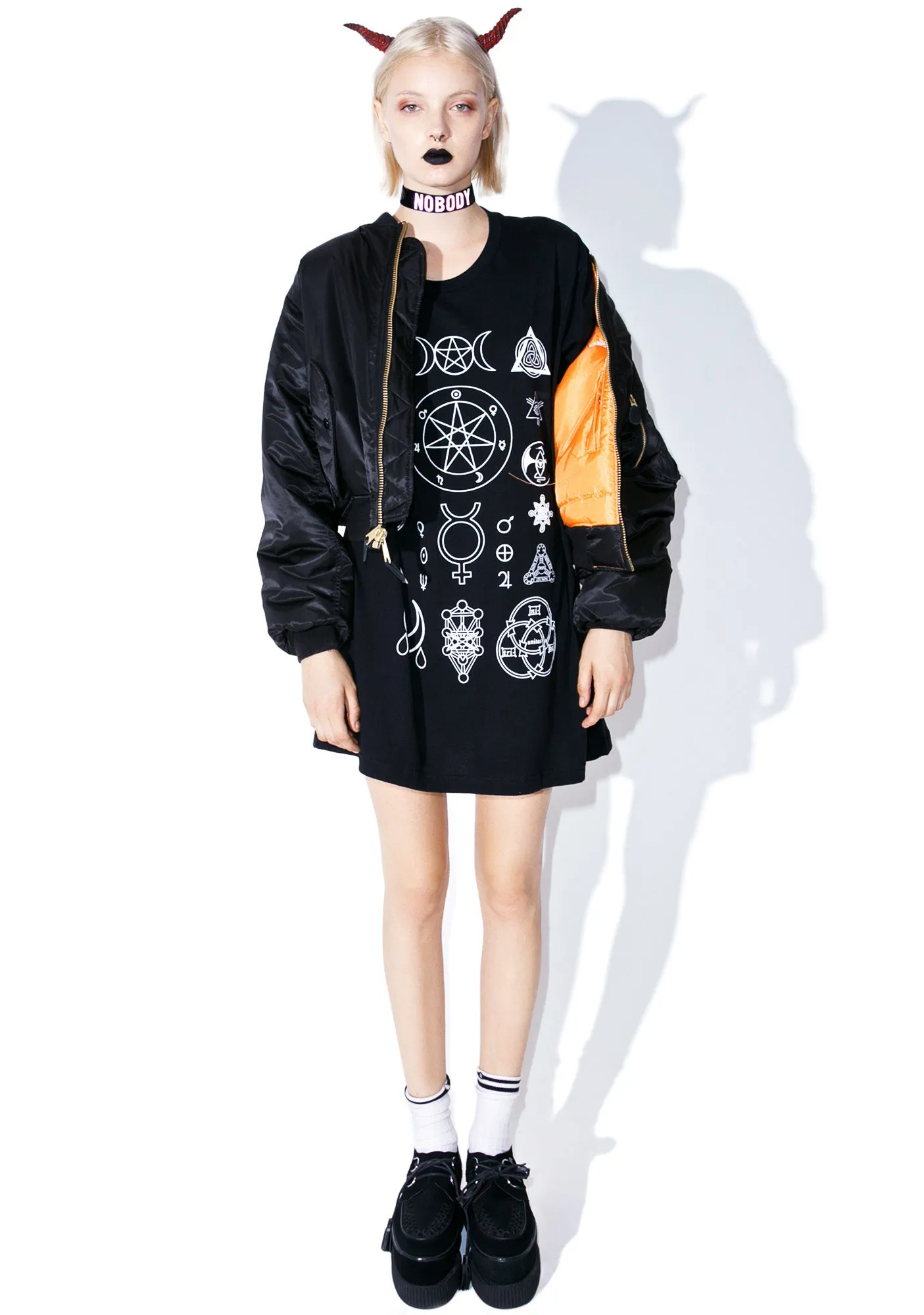 Witch Symbols T-Shirt sold by Dolls Kill product image thumbnail 3