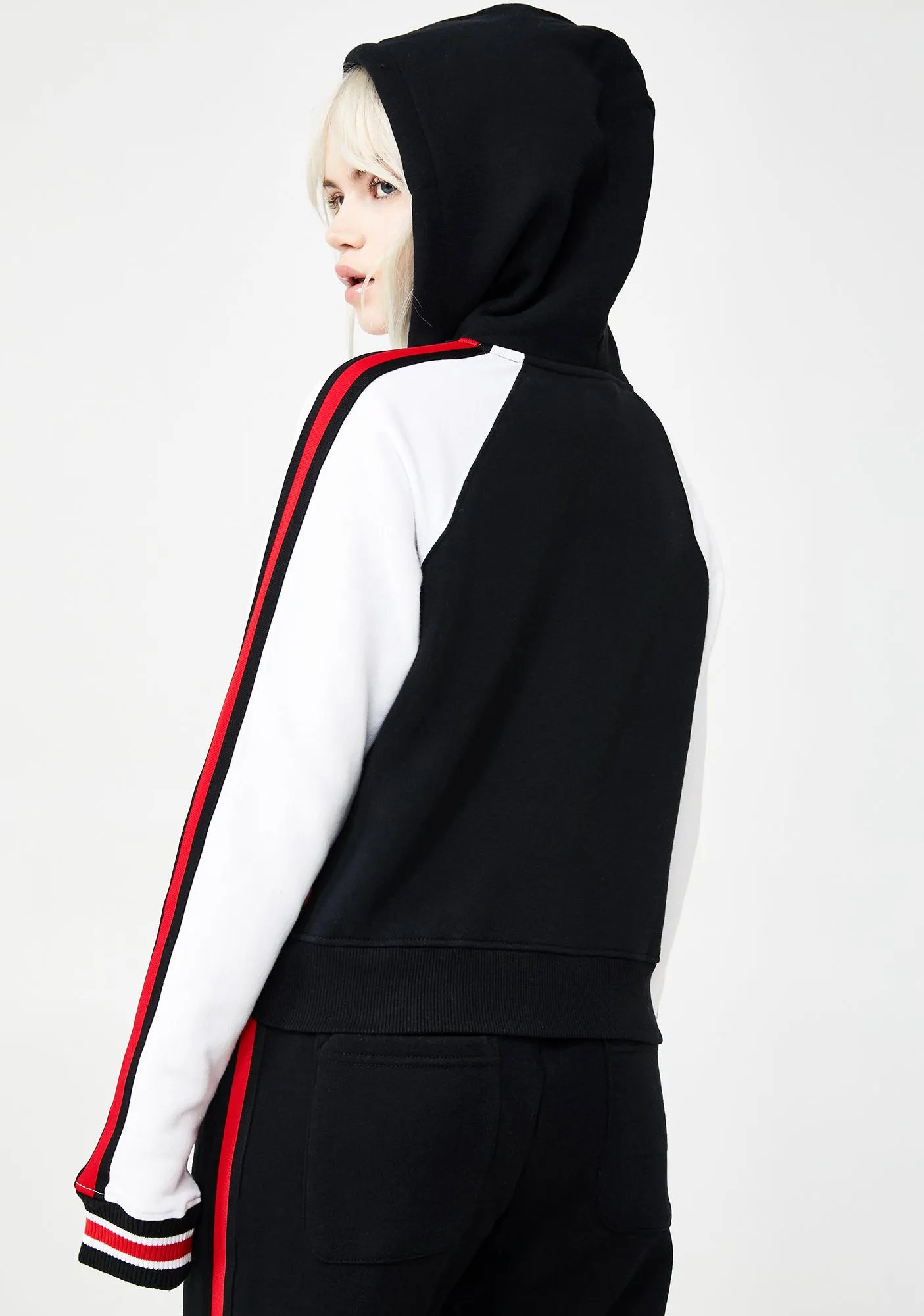 Zip Front Hoodie sold by Dolls Kill product image thumbnail 4