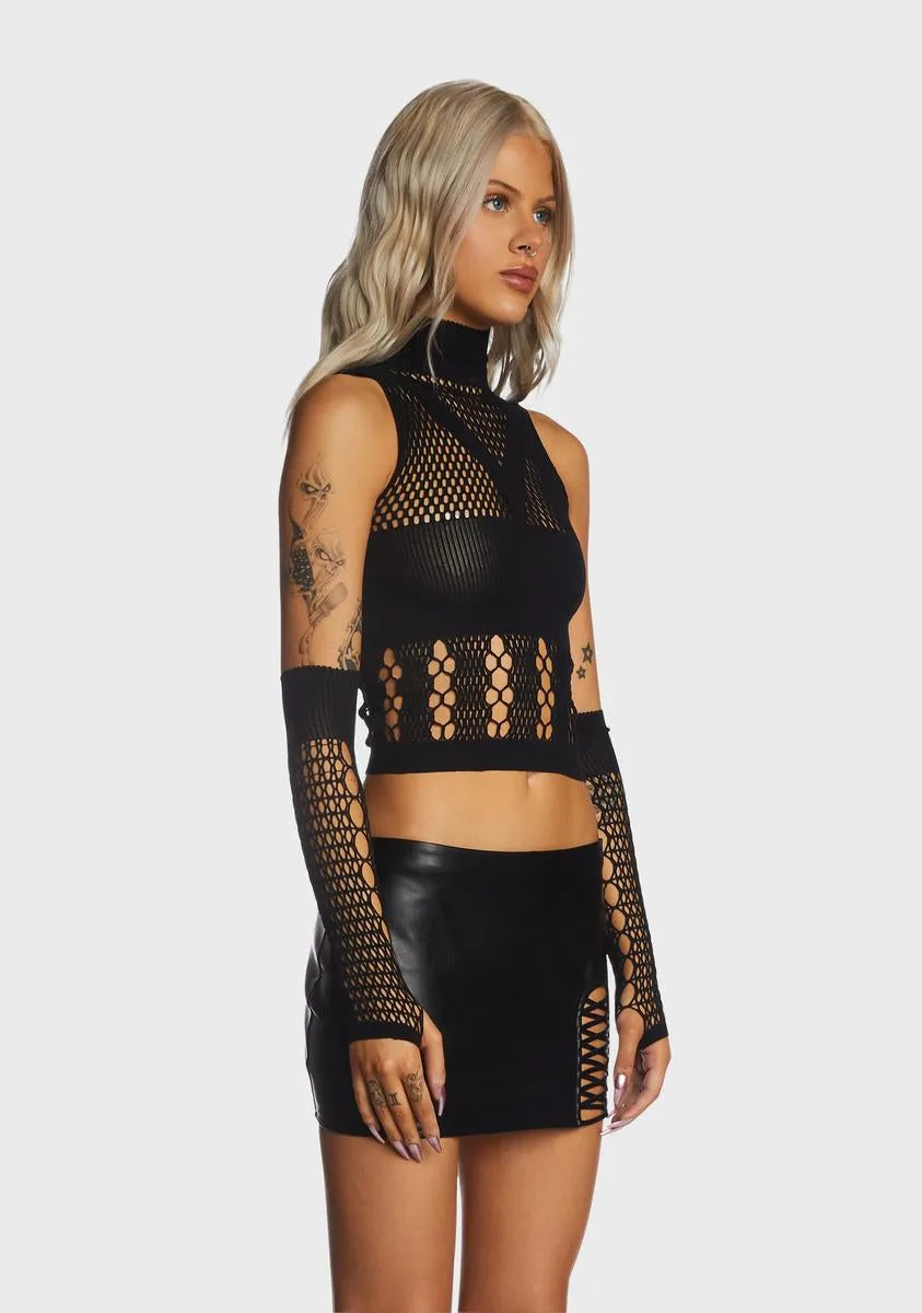 Ganlen Cutout Top sold by Dolls Kill product image thumbnail 3