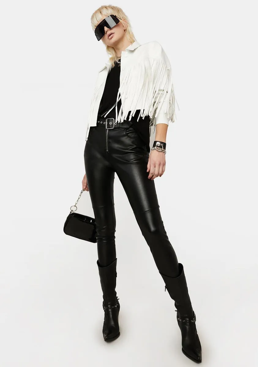 No One's Business Vegan Leather Jacket sold by Dolls Kill product image thumbnail 3