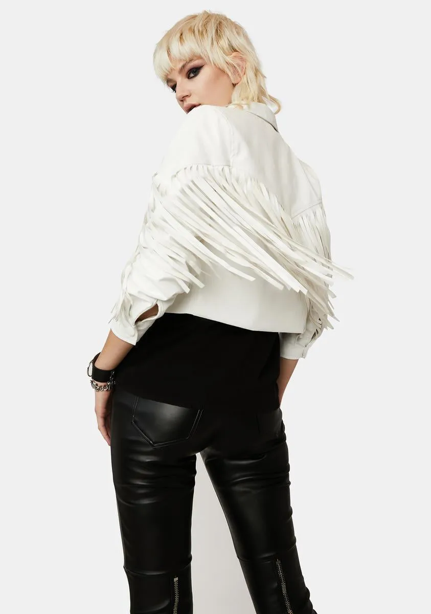 No One's Business Vegan Leather Jacket sold by Dolls Kill product image thumbnail 4