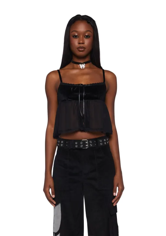 Summer Lovin' Cami Top - Black sold by Dolls Kill