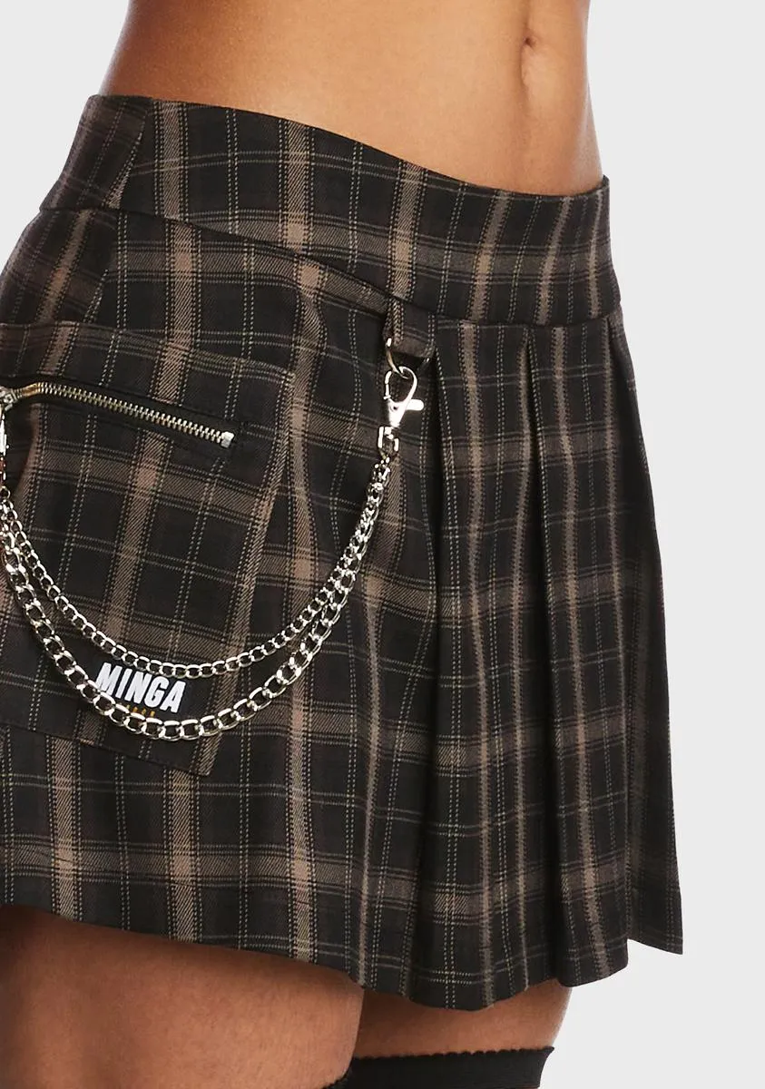 Cheer Plaid Mini Skirt sold by Dolls Kill product image thumbnail 2