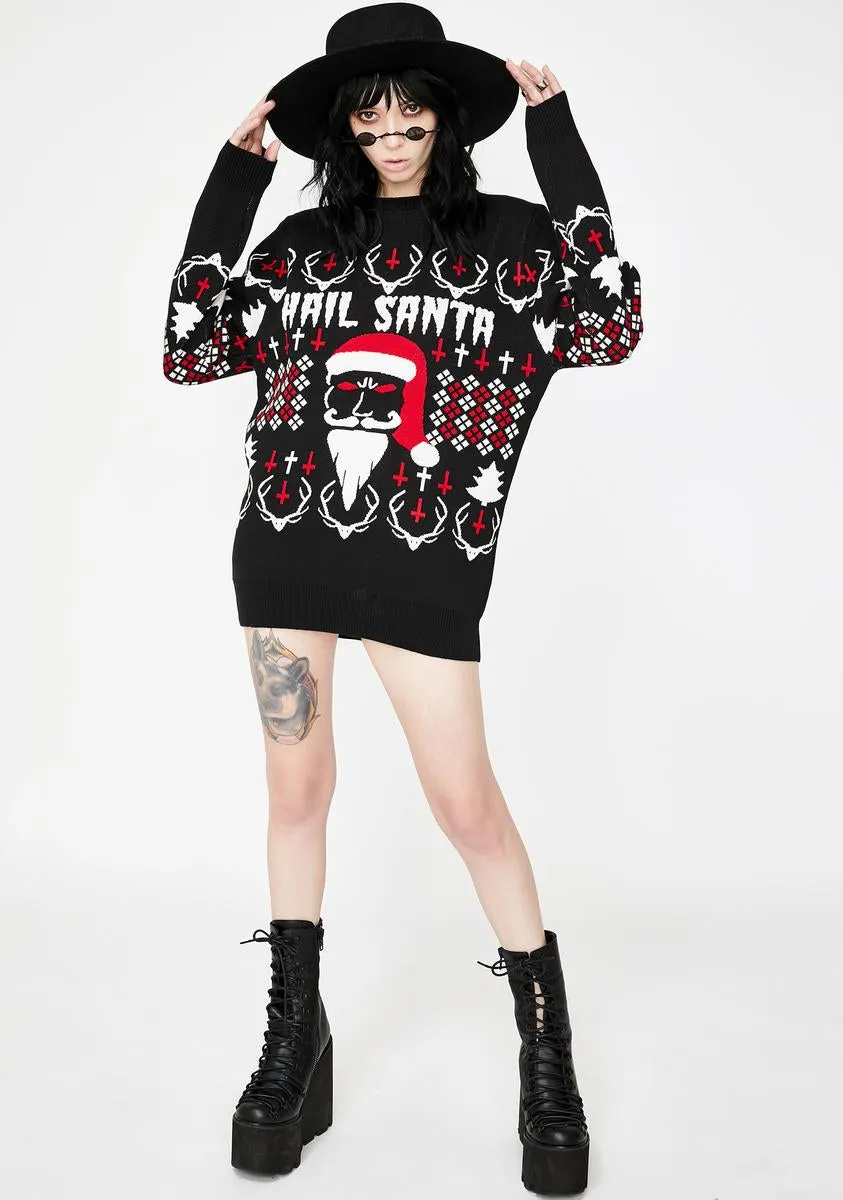 Hail Santa Jumper sold by Dolls Kill product image thumbnail 3