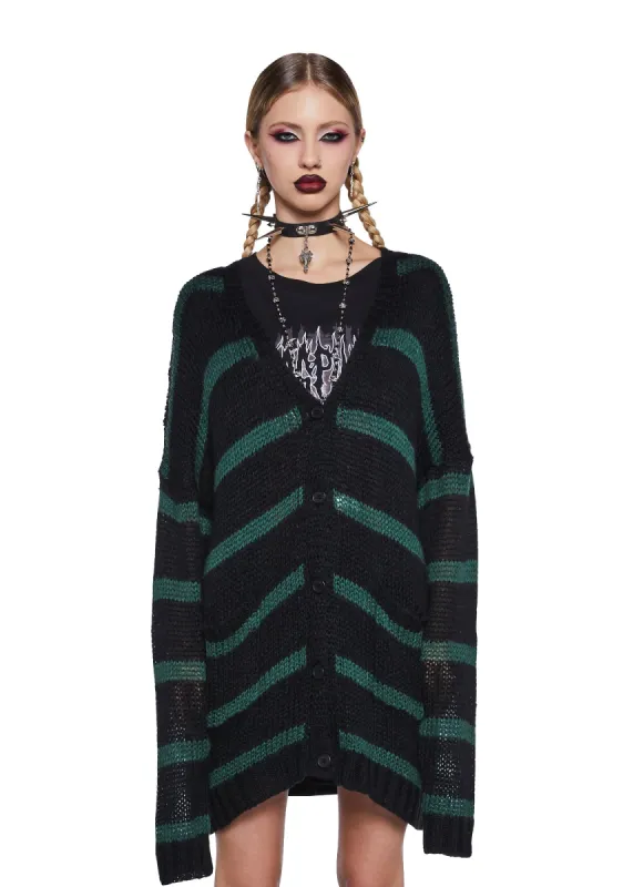Curse Breaker Knit Cardigan made by Dolls Kill
