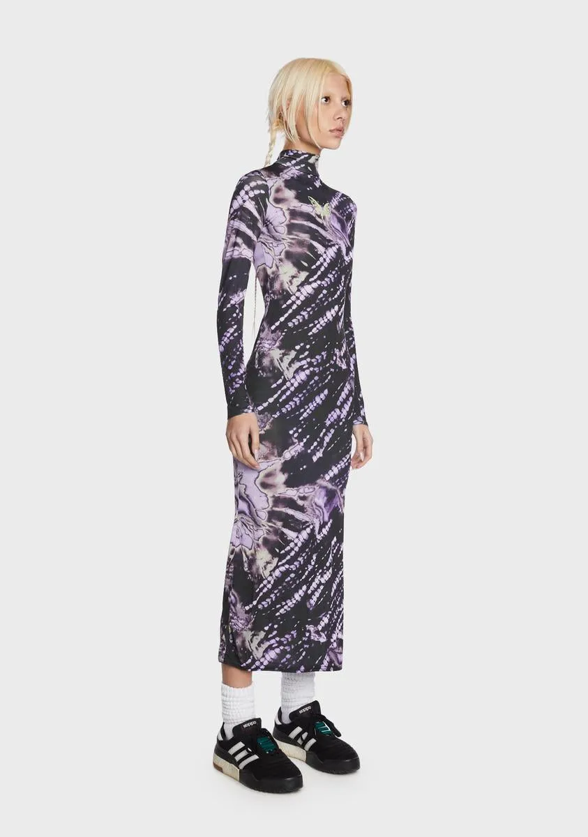 Tie Dye Butterfly Midi Dress sold by Dolls Kill product image thumbnail 3