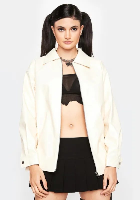 Rebound You Vegan Leather Jacket sold by Dolls Kill