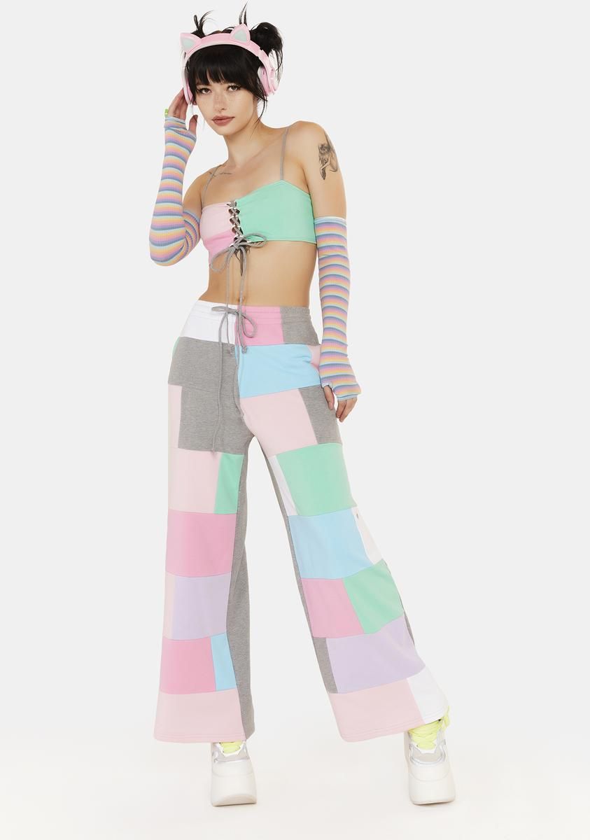 Fashion For Lunch Pants Set sold by Dolls Kill