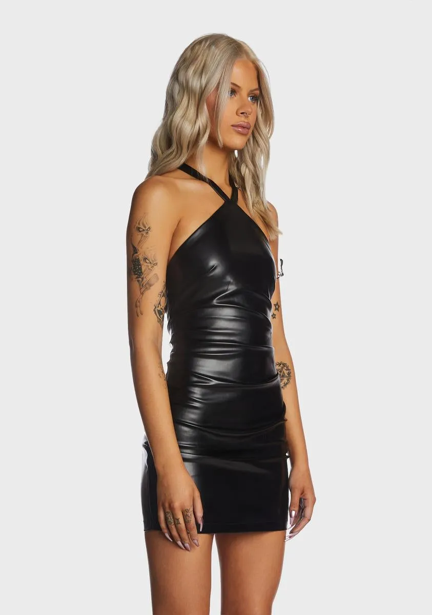 Loaded Luxury Vegan Leather Dress sold by Dolls Kill product image thumbnail 3