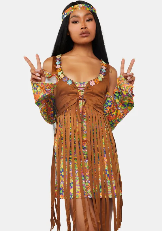 The Love-In Hippie Costume sold by Dolls Kill