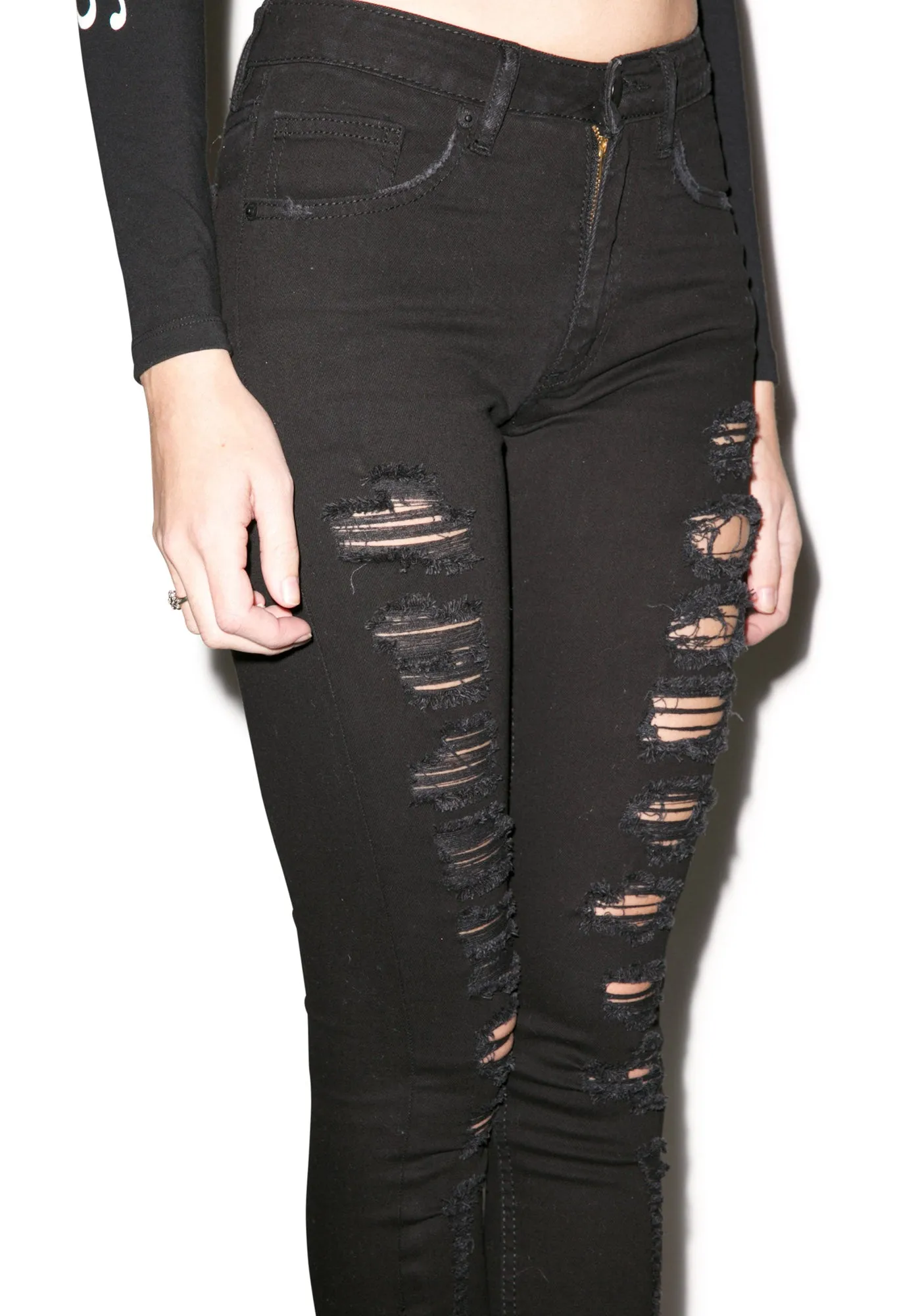 Sybil Denim Jeans sold by Dolls Kill product image thumbnail 2