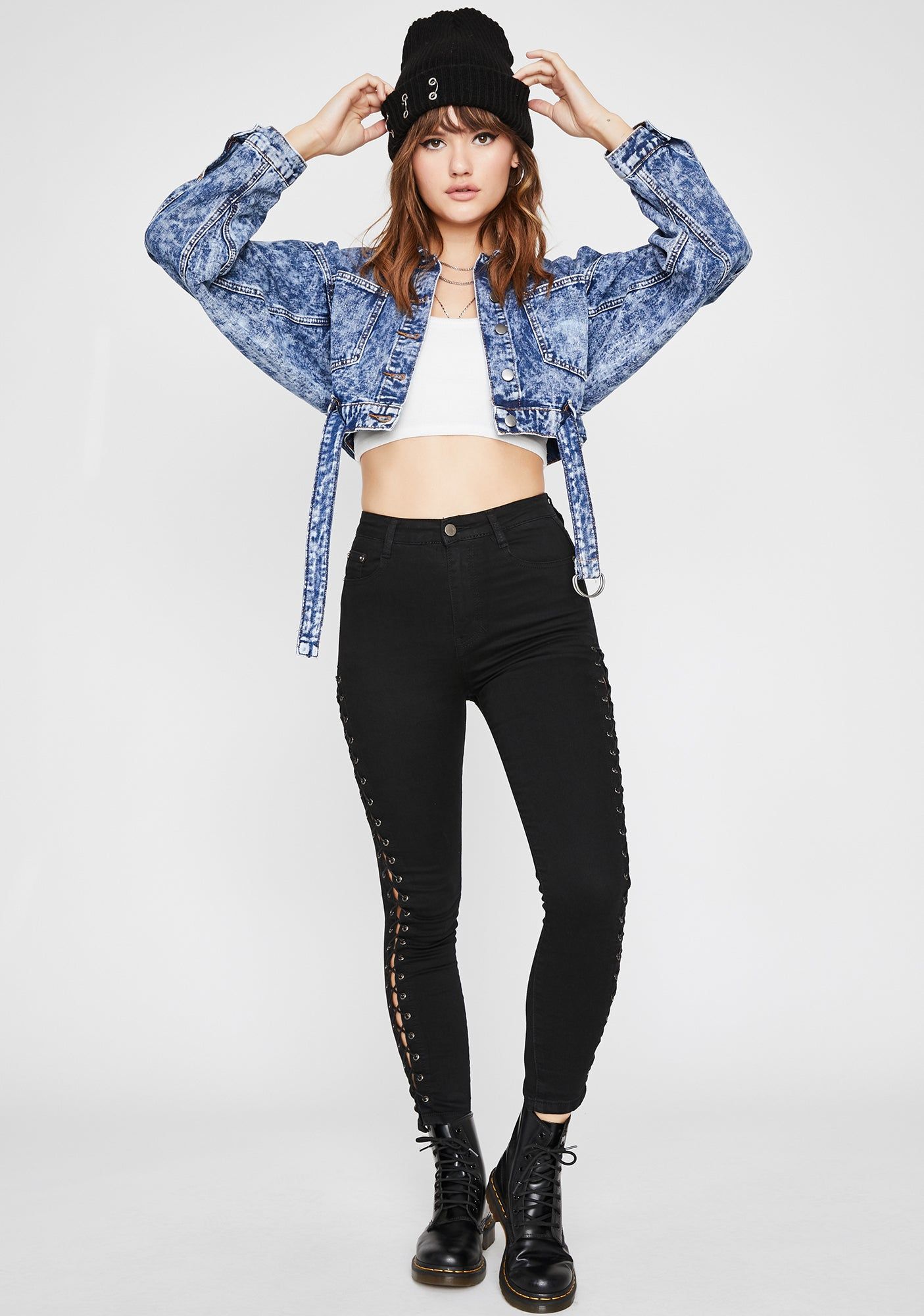 Atomic Kewl Klub Denim Jacket sold by Dolls Kill product image thumbnail 3