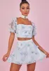 Take Me Away Butterfly Mini Skirt sold by Dolls Kill