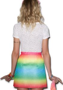 Reading Rainbows Skirt sold by Dolls Kill