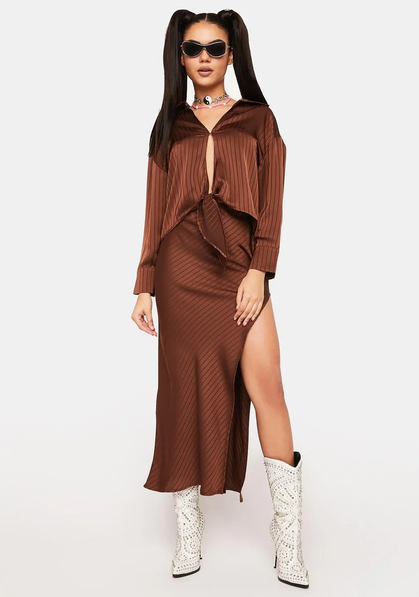 I'll Be Waiting Maxi Skirt Set sold by Dolls Kill product image thumbnail 3