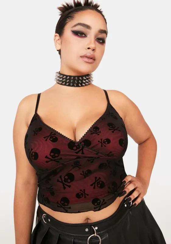 Plus Devilish Shivers Cami Tank sold by Dolls Kill
