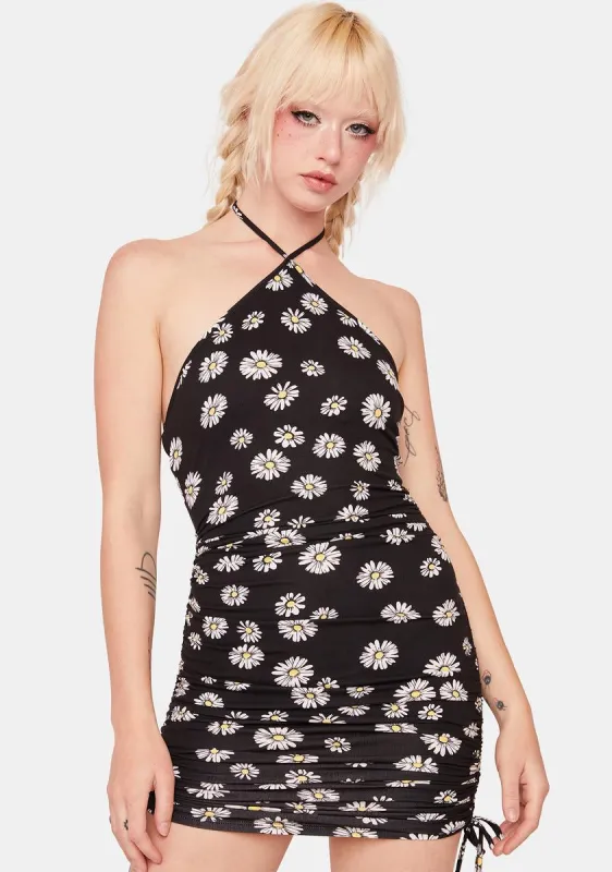 Got No Plans Floral Mini Dress sold by Dolls Kill