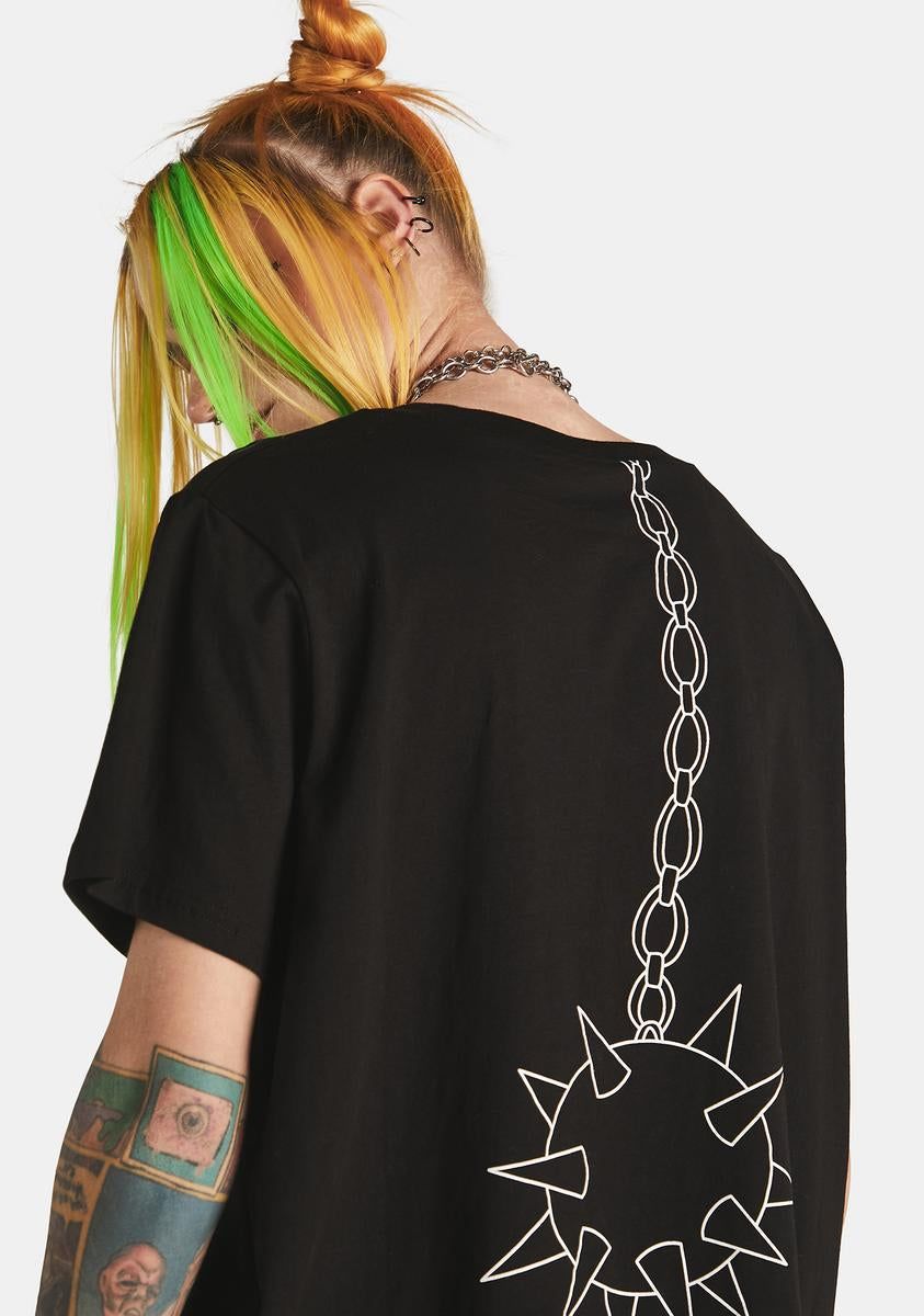 Broken Heartz Graphic Tee sold by Dolls Kill product image thumbnail 4