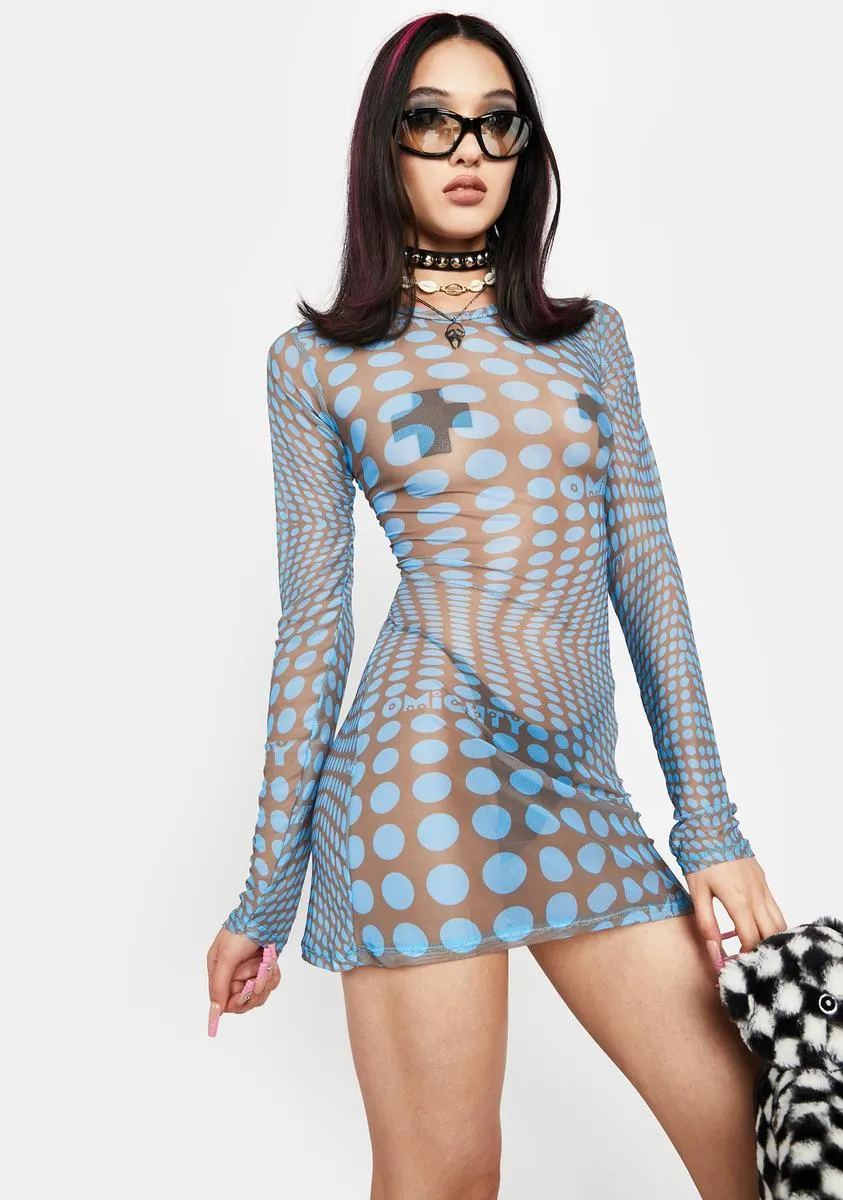 Illusion Mesh Mini Dress sold by Dolls Kill product image thumbnail 2