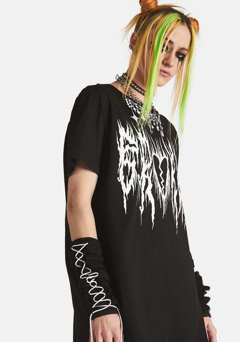 Broken Heartz Graphic Tee sold by Dolls Kill product image thumbnail 2