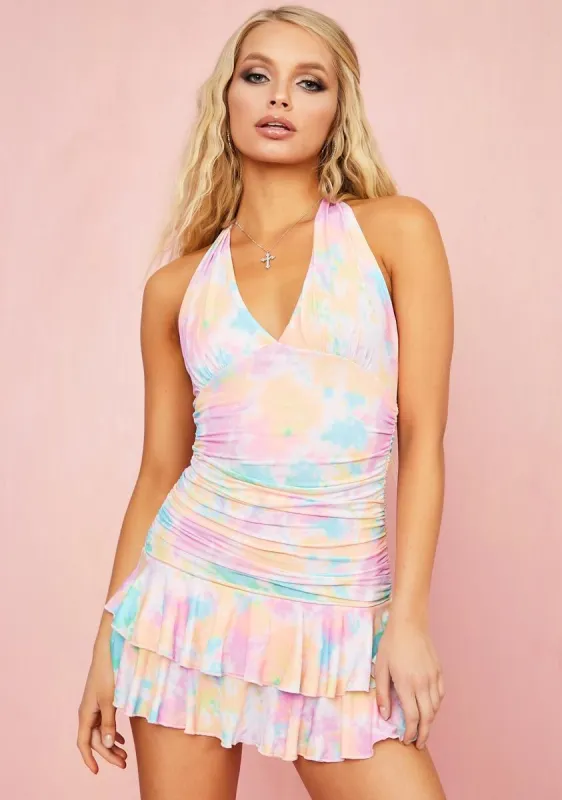 Party Foul Halter Dress sold by Dolls Kill