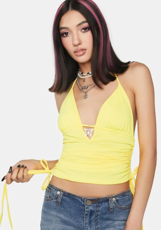 Everybody Wants Ya Halter Top sold by Dolls Kill