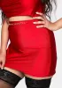 Plus Hot Cowl At Me Mini Skirt sold by Dolls Kill