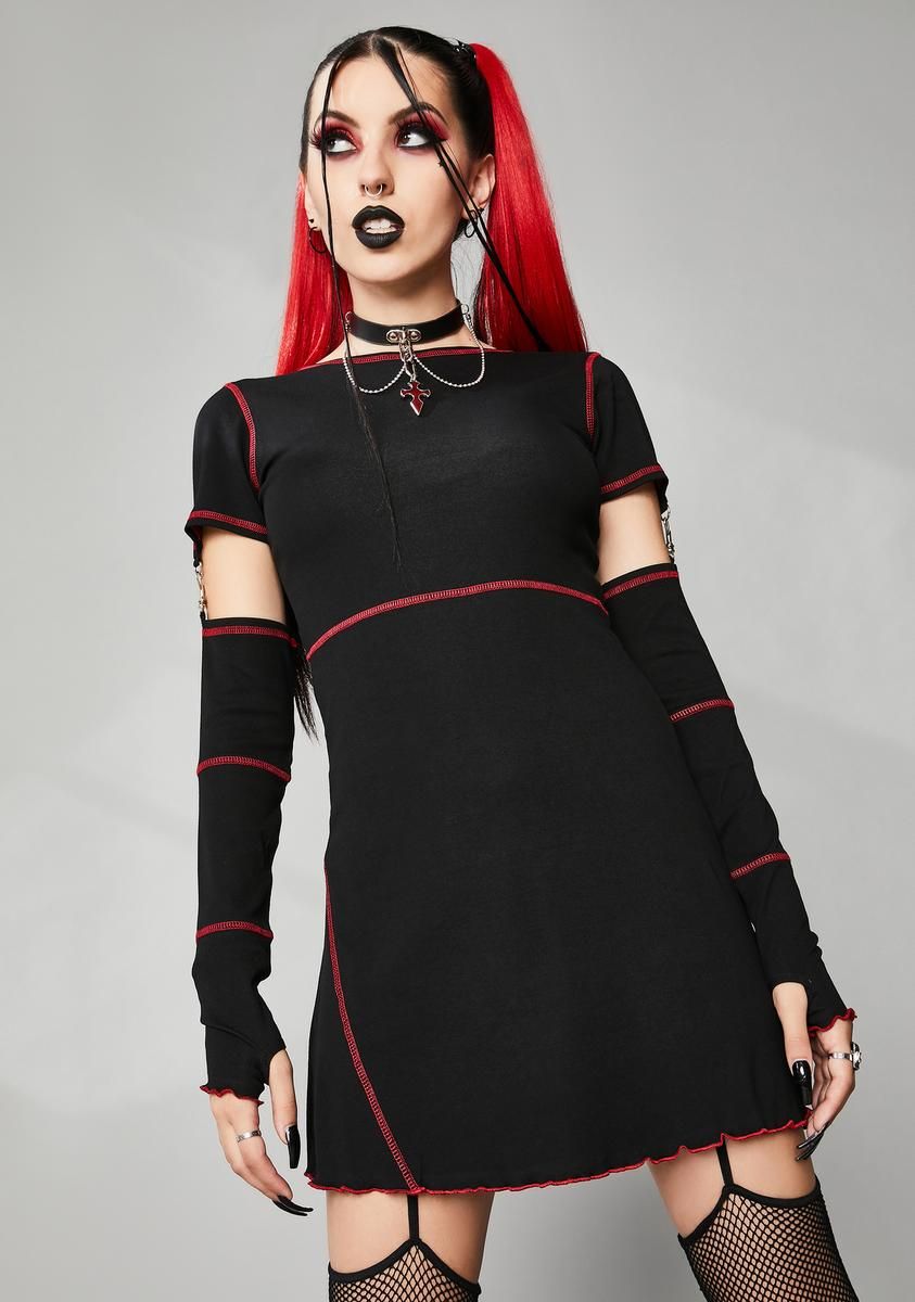 For The Broken Mini Dress sold by Dolls Kill