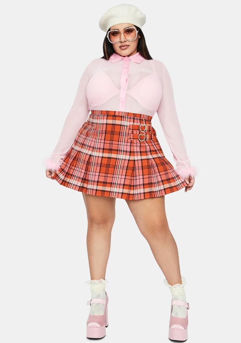 Real Everlasting Love Plaid Skirt sold by Dolls Kill product image thumbnail 3