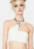 Did I Ask Crop Top sold by Dolls Kill
