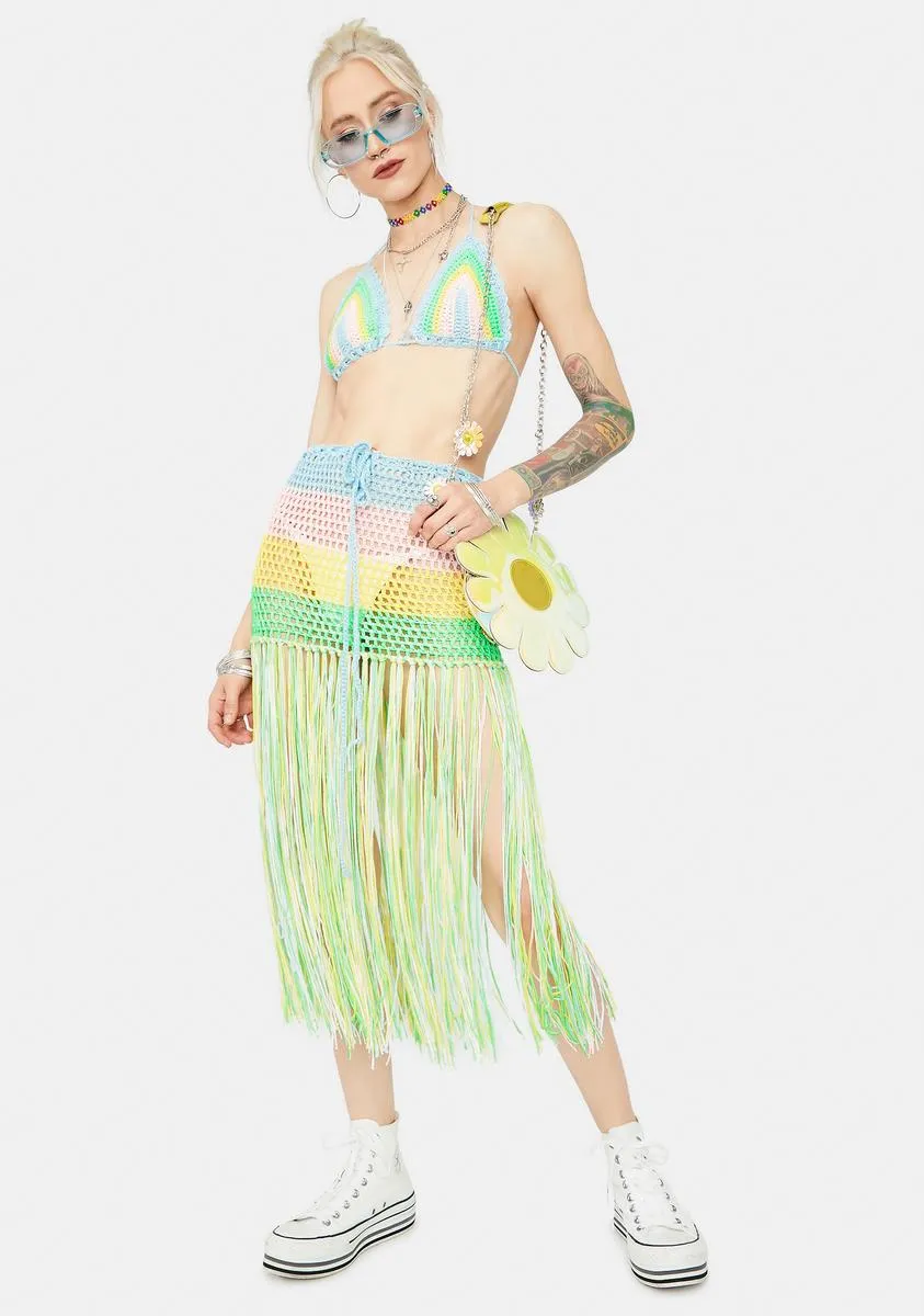 Blissful Dancing Crochet Fringe Set sold by Dolls Kill product image thumbnail 2