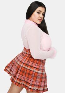 Real Everlasting Love Plaid Skirt sold by Dolls Kill