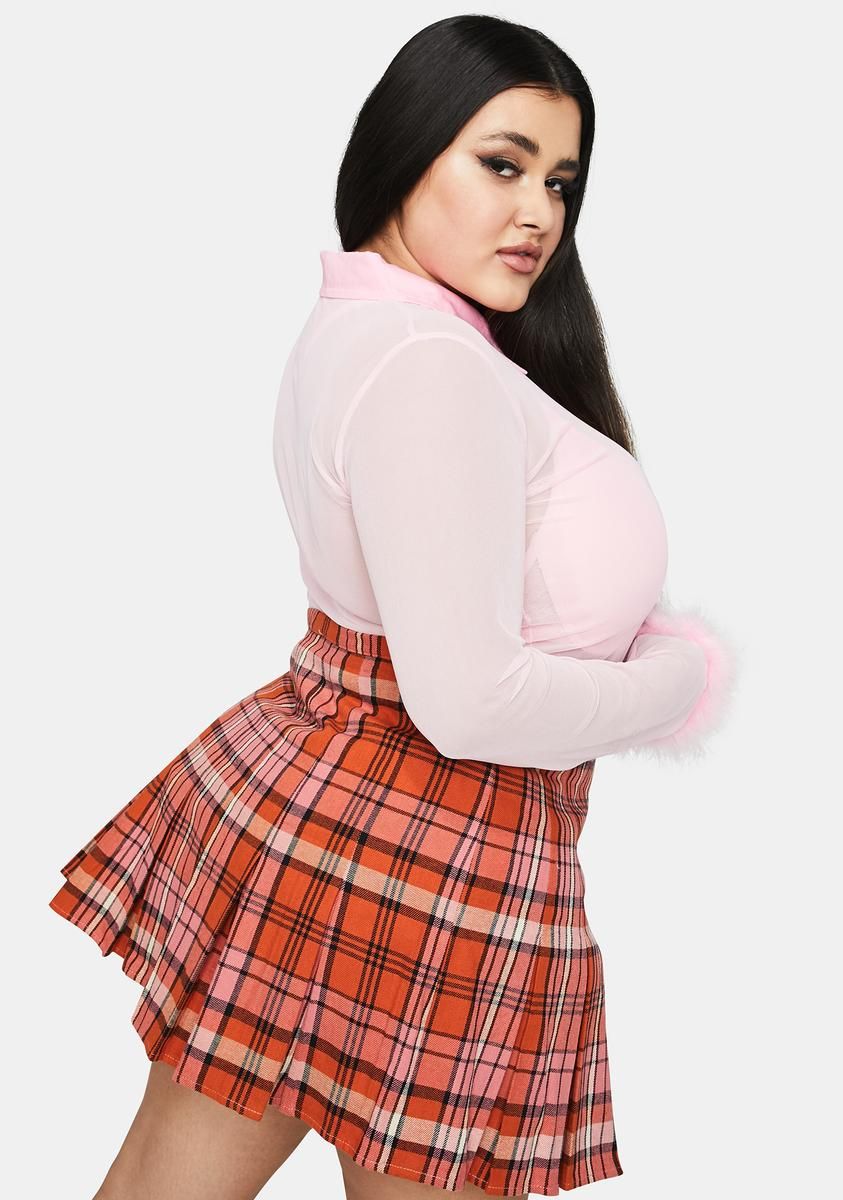 Real Everlasting Love Plaid Skirt sold by Dolls Kill product image thumbnail 4