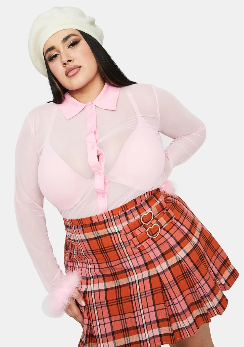 Real Everlasting Love Plaid Skirt sold by Dolls Kill product image thumbnail 2