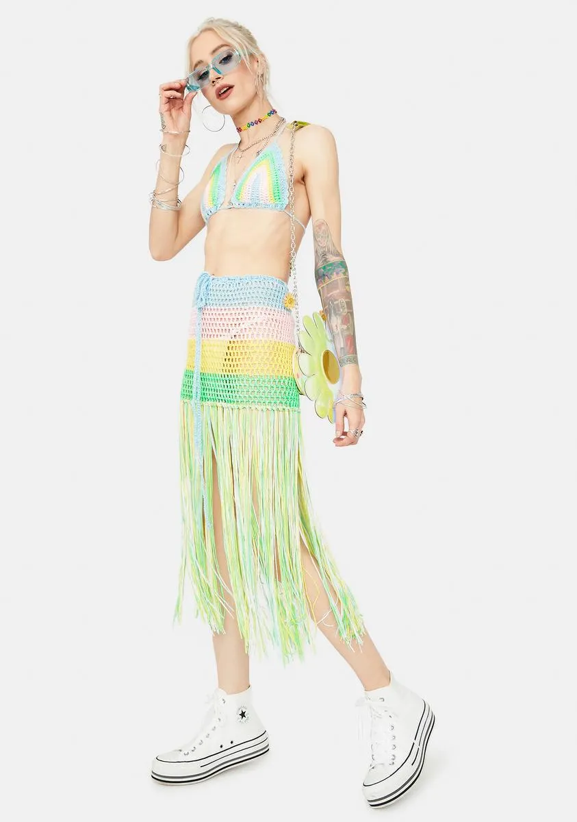 Blissful Dancing Crochet Fringe Set sold by Dolls Kill product image thumbnail 3