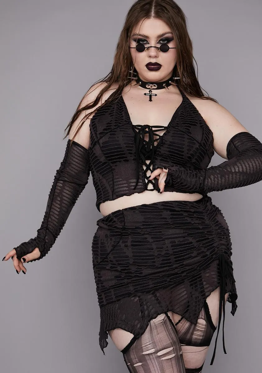 Plus Beyond The Woods Mini Skirt sold by Dolls Kill product image thumbnail 2