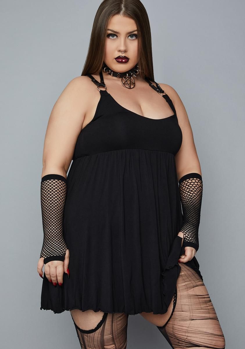 Plus Maiden Of Chaos Mini Dress sold by Dolls Kill product image thumbnail 2