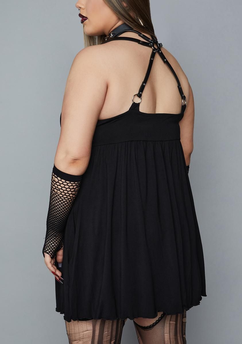 Plus Maiden Of Chaos Mini Dress sold by Dolls Kill product image thumbnail 4