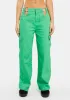 Green O-Ring Cut Out Cargo Pants sold by Dolls Kill