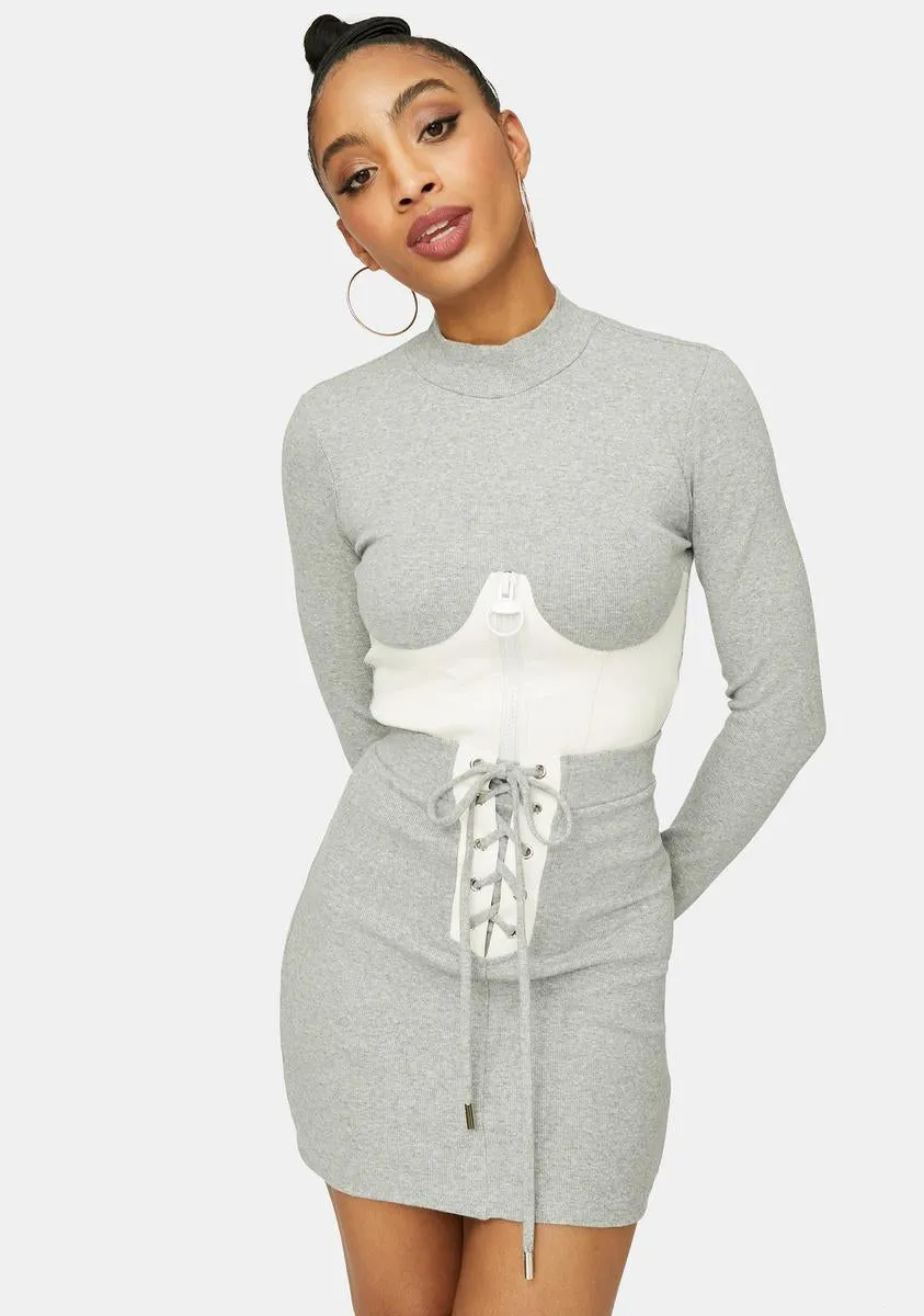 Heather Up The Ante Skirt Set sold by Dolls Kill