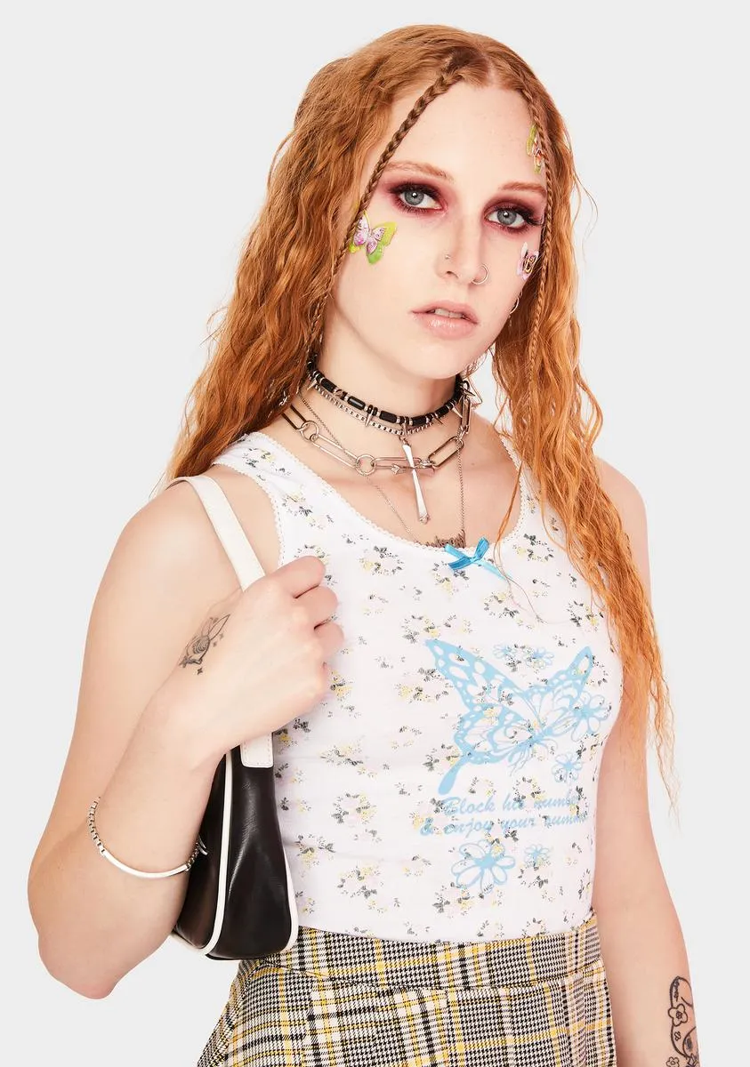 Ditsy Butterfly Cami sold by Dolls Kill product image thumbnail 2