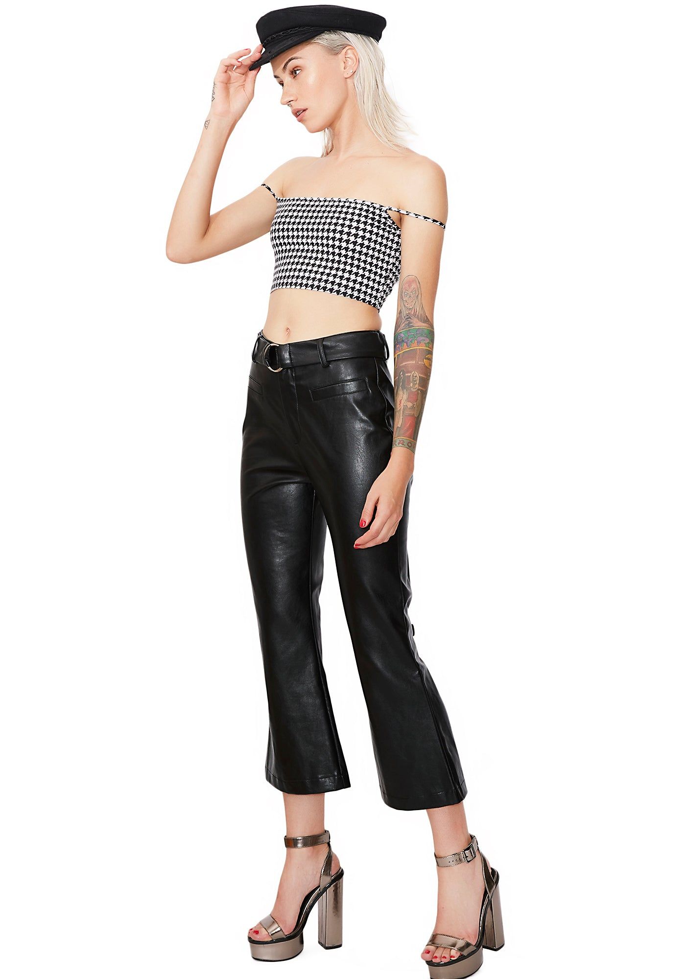 Special Treatment Flared Culottes sold by Dolls Kill product image thumbnail 2