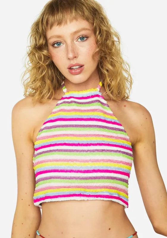 Room Service Halter Top sold by Dolls Kill