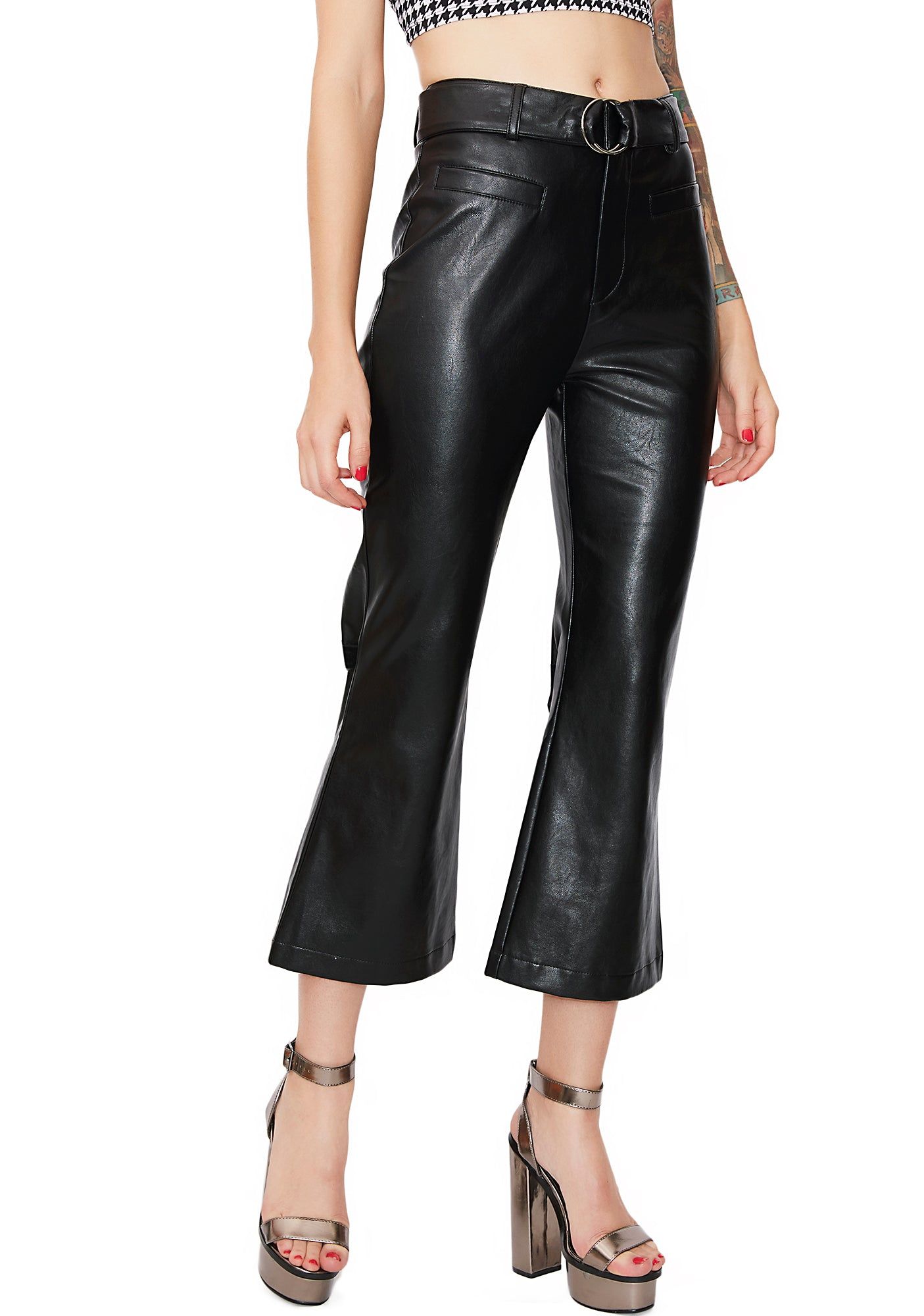 Special Treatment Flared Culottes sold by Dolls Kill