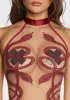 Dark Red Medusa Bodysuit sold by Dolls Kill