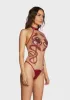 Dark Red Medusa Bodysuit sold by Dolls Kill
