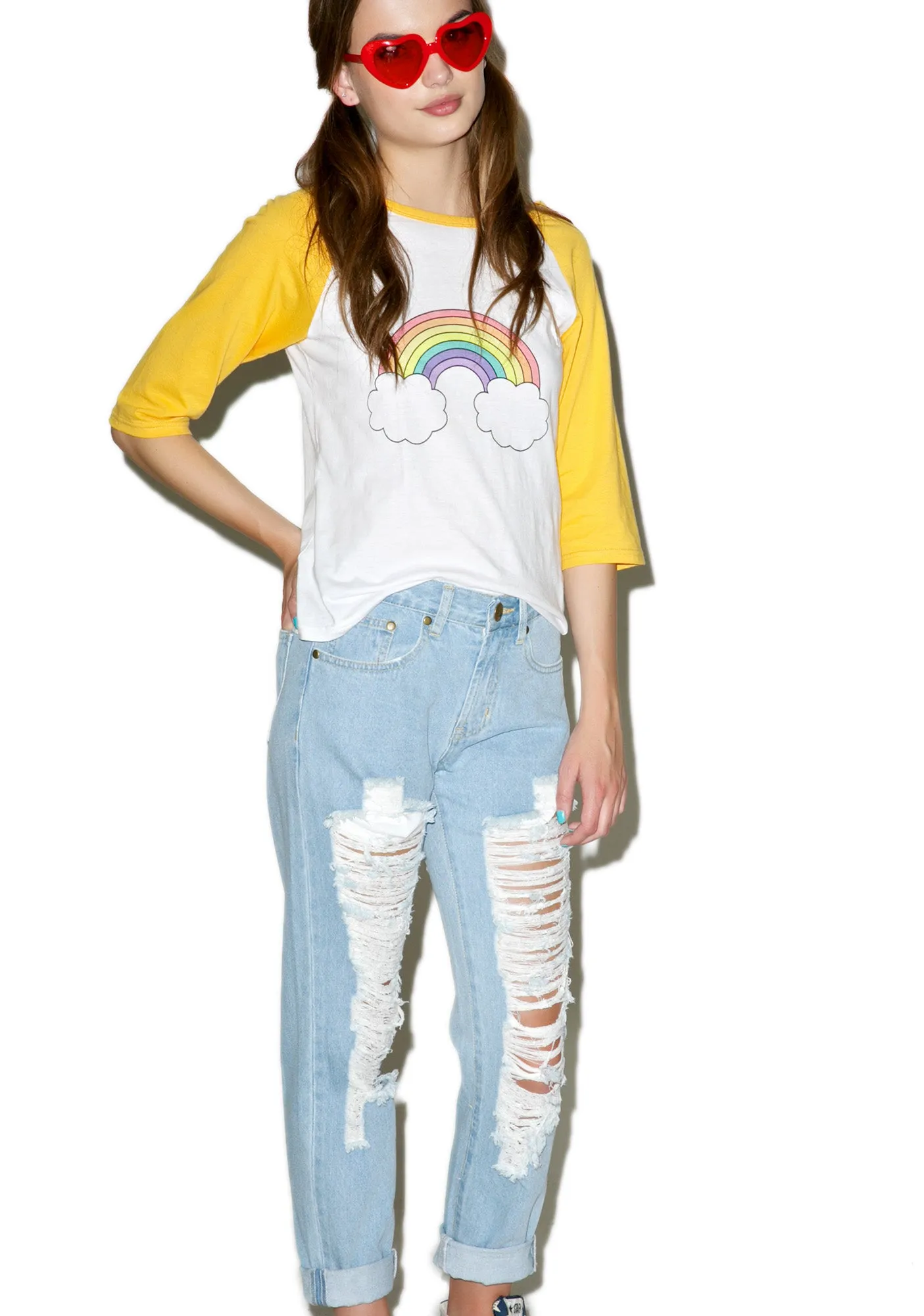 Classic Charley Destroyed Boyfriend Jeans sold by Dolls Kill product image thumbnail 2