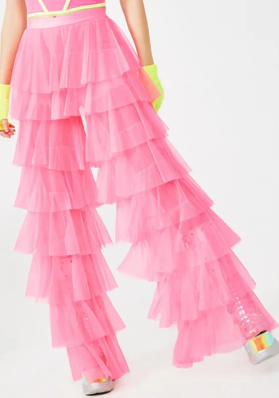 Bubblegum Prima Baddie Tulle Pants sold by Dolls Kill
