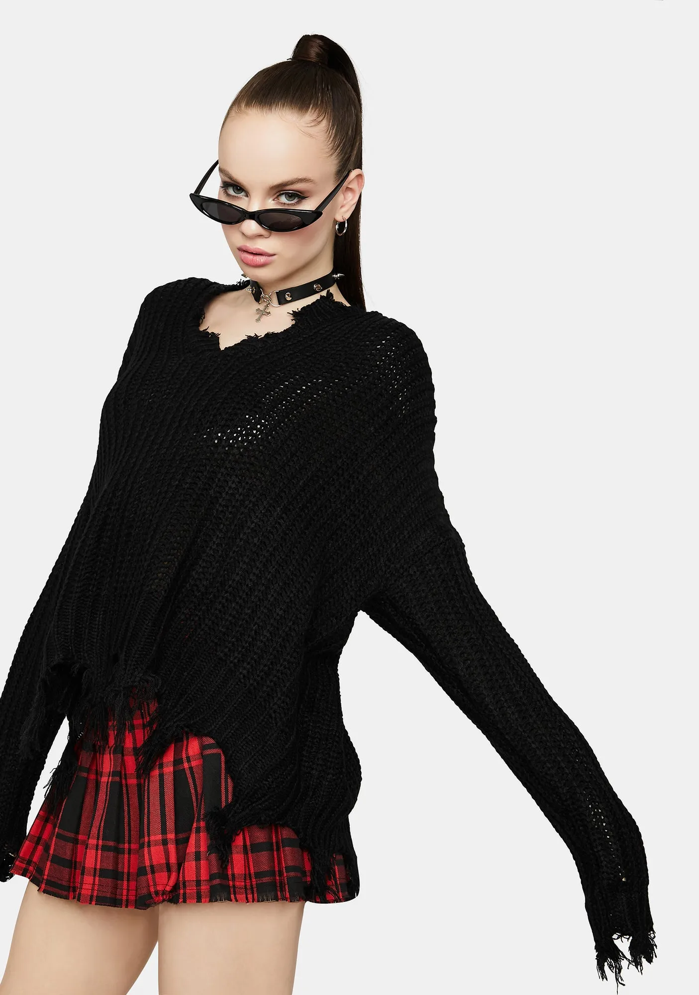 Wicked Never Expected Pullover Sweater sold by Dolls Kill product image thumbnail 2