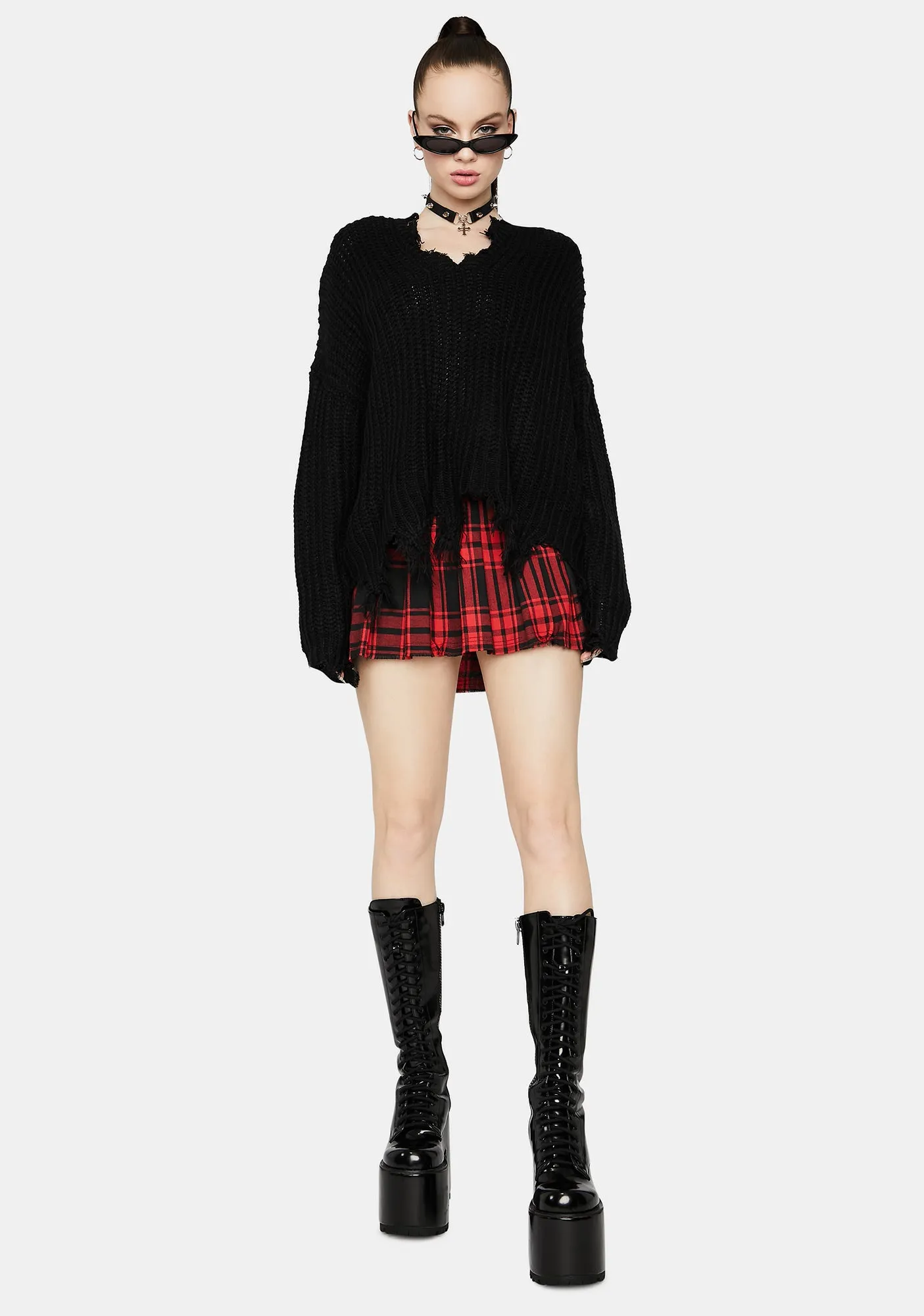 Wicked Never Expected Pullover Sweater sold by Dolls Kill product image thumbnail 3